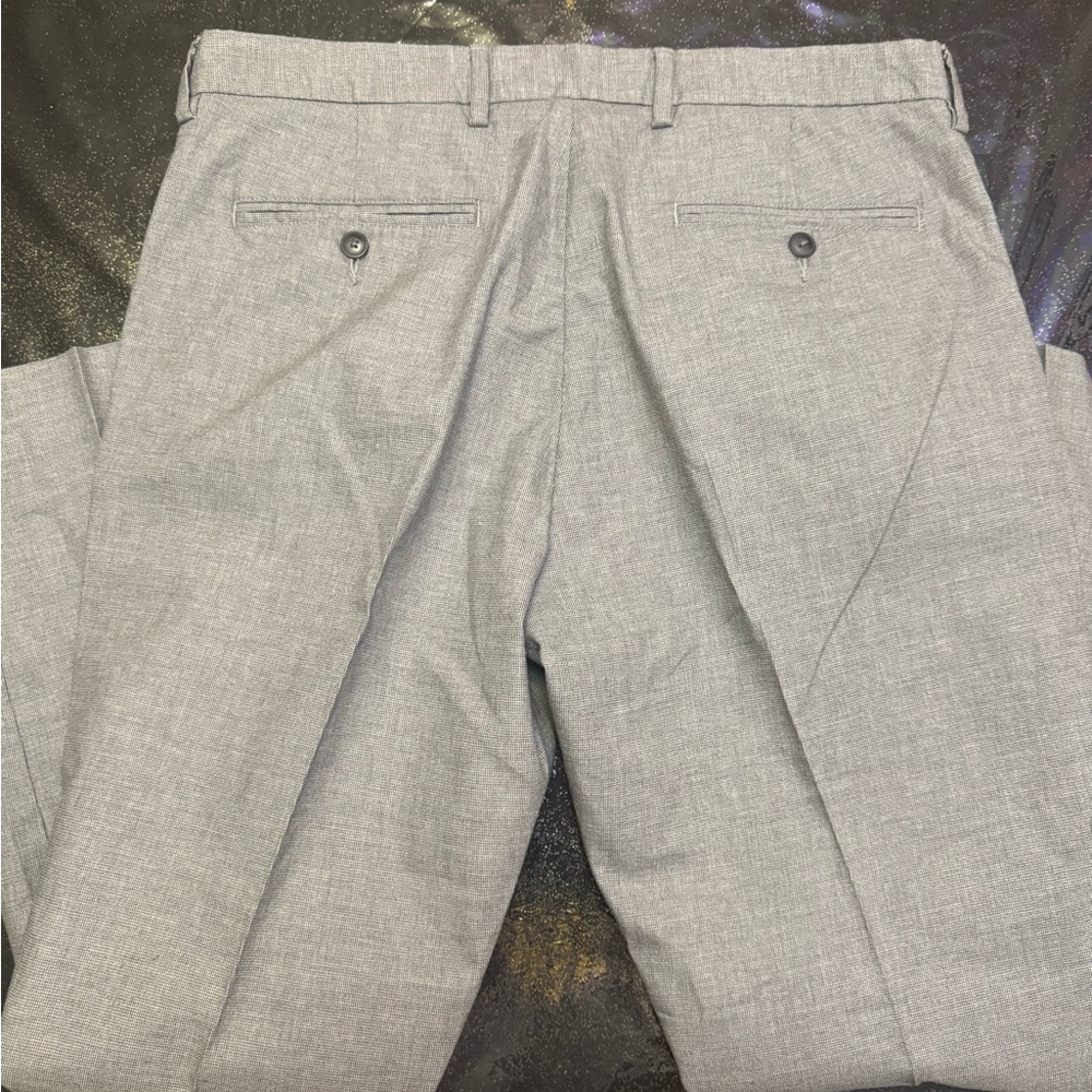 Nordstrom Gray Cotton-Blend Pants